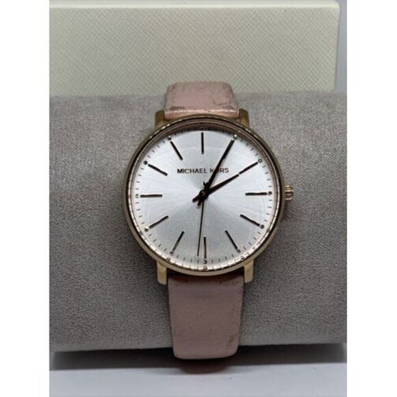 Michael Kors Pyper MK2741 Women's Pink Leather Analog Dial Quartz Watch JSD121 - Picture 2 of 11